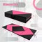 Costway Folding Gymnastics Mat 8' x 4' x 2'' PU Leather Tumbling Exercise Mat Yoga Gym Light Pink+Black/Blue+Black/Pink+Purple/Pink+Black/Pink+Blue/Pink